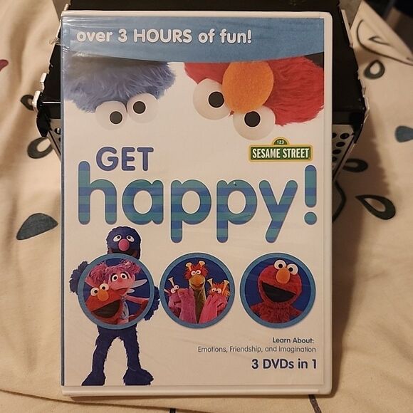 Sesame Street Get Happy 3 (DVD) New Sealed - Picture 1 of 2